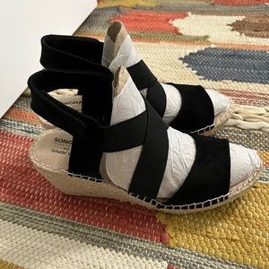 Sonoma Goods for Life Espadrille wedges in Black Size 8.5 TTS